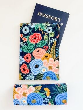 Rifle Paper Co Passport Cover & Luggage Handle Wrap Set by Ellie_Robert_Boutique